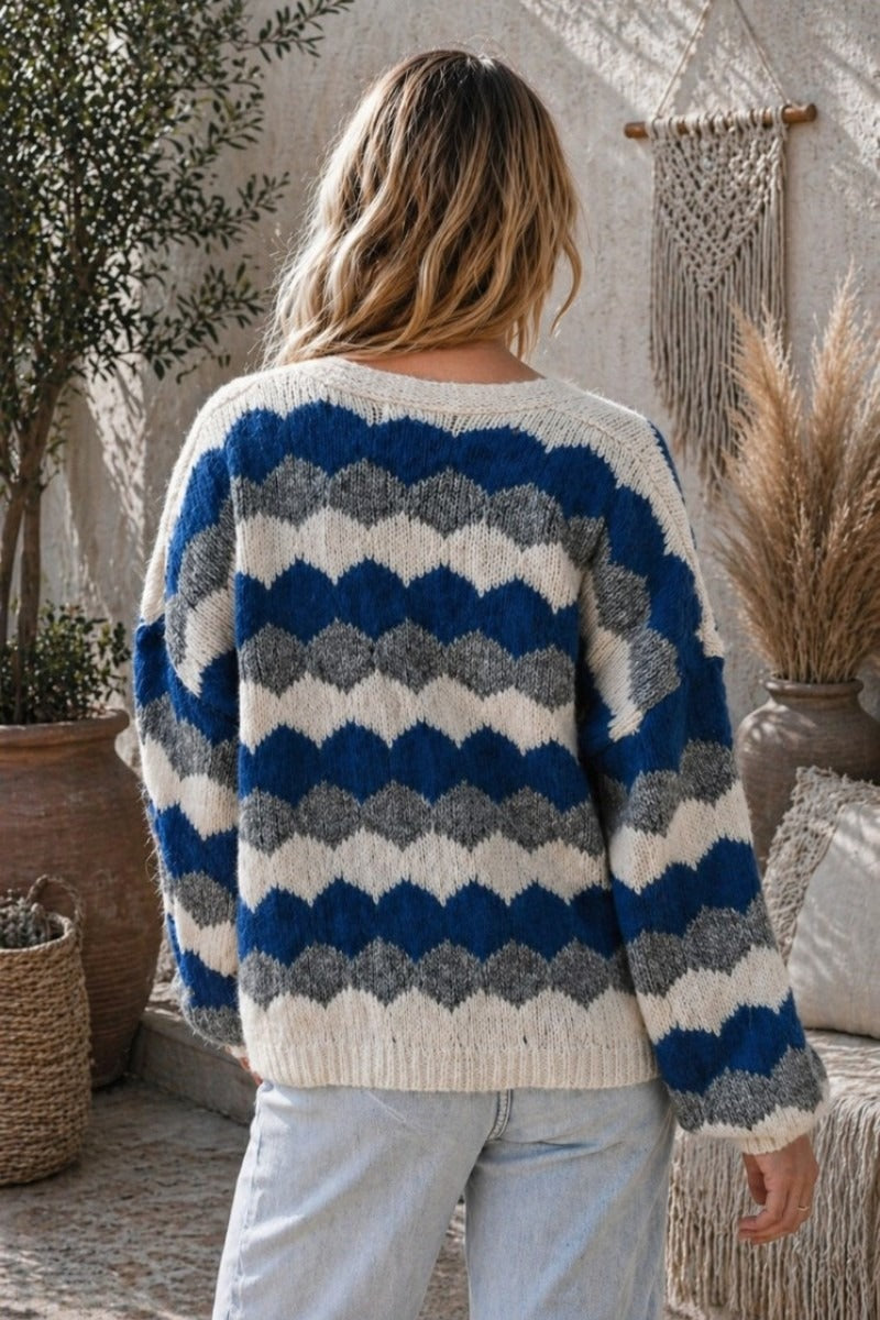 Coastal Drift Knit Cardigan