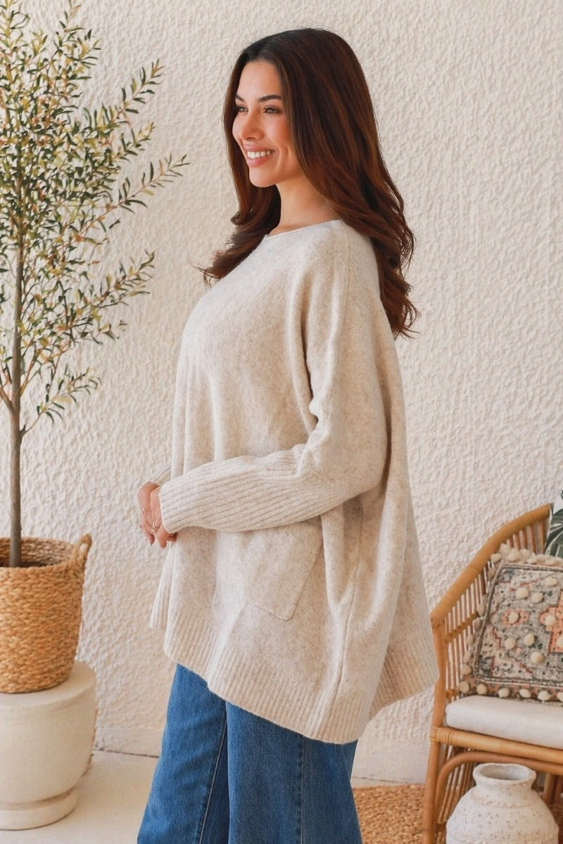 Coastal Cloud Knit Beige