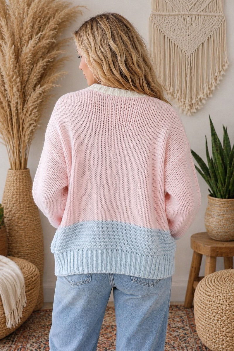 Pink Coast Knit Cardigan
