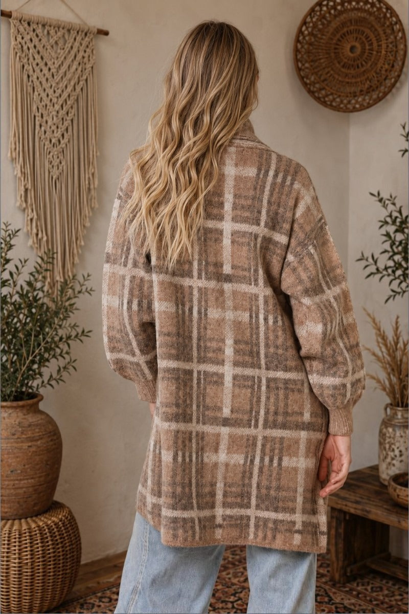 Coastal Wanderer Knit Coat Jacket