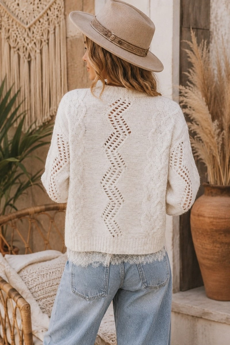 Morning Mist Knit Cardi