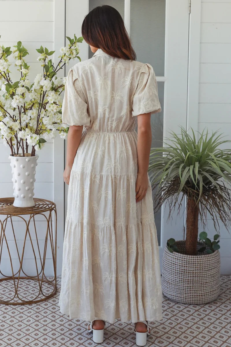 Coastal Palm Dress