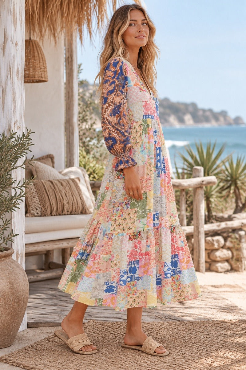 Wildflower Patchwork Dress