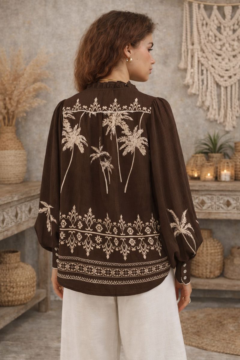 Palm Cove Boho Blouse