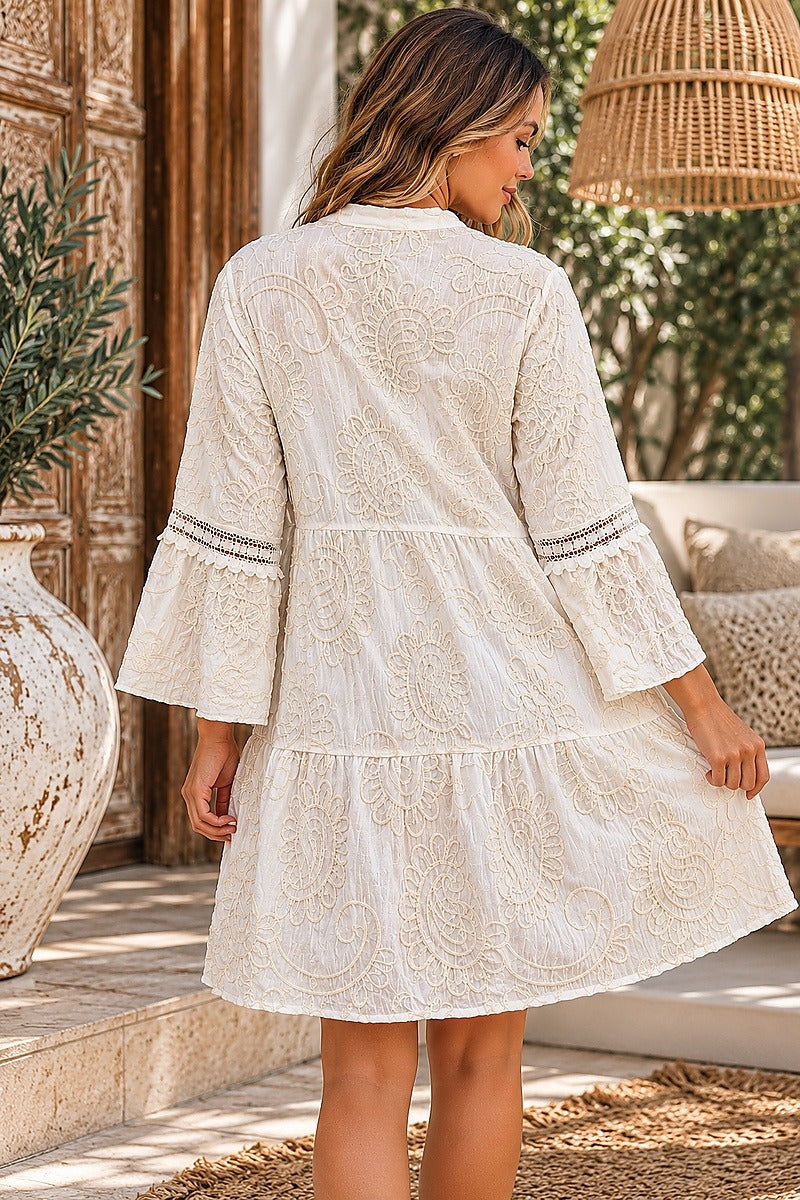 Ibiza Solana Embroidered Dress