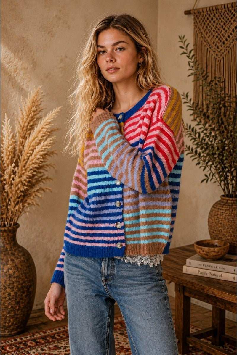Coastal Carnival Knit Cardigan