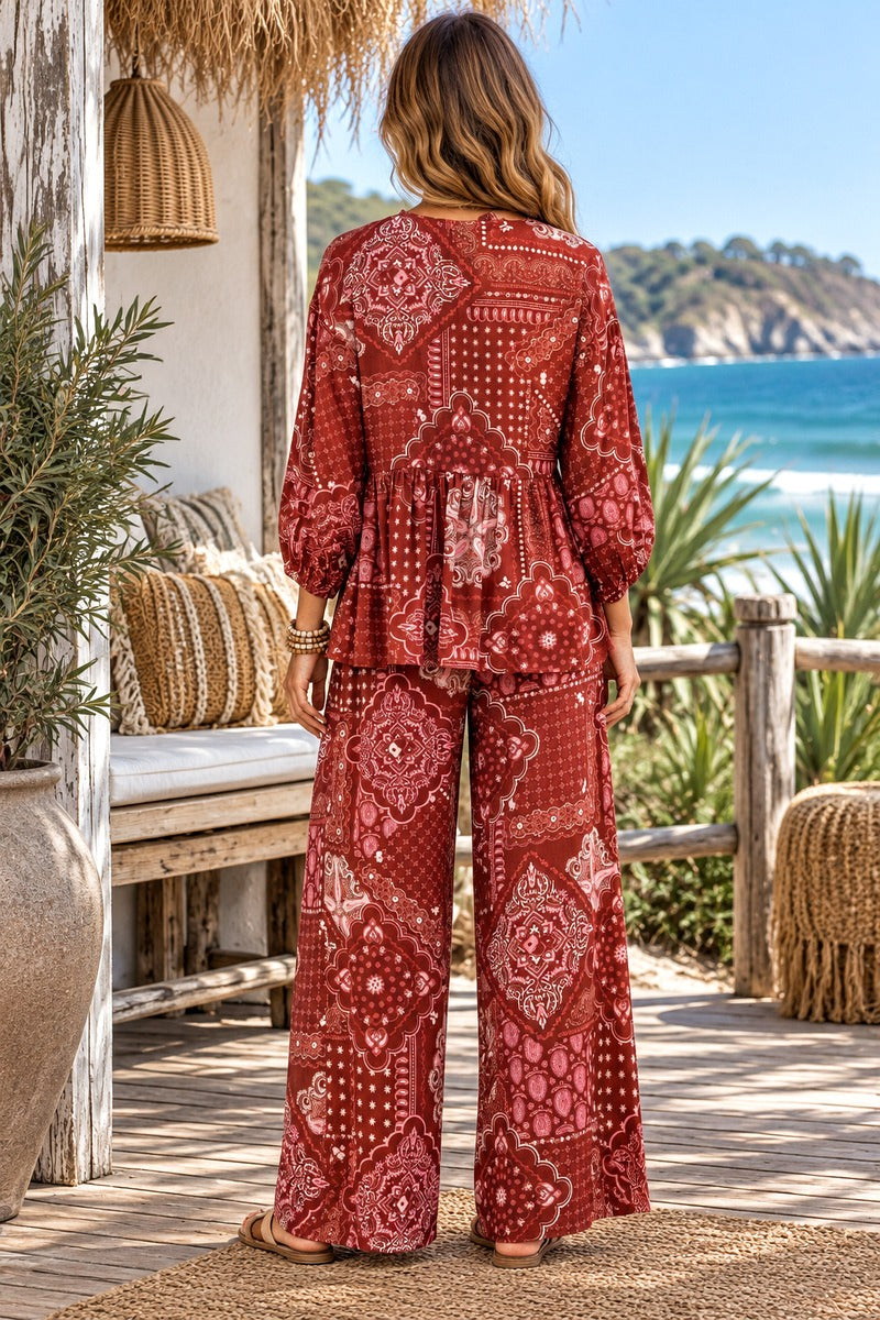 Shara Ember Boho Blouse