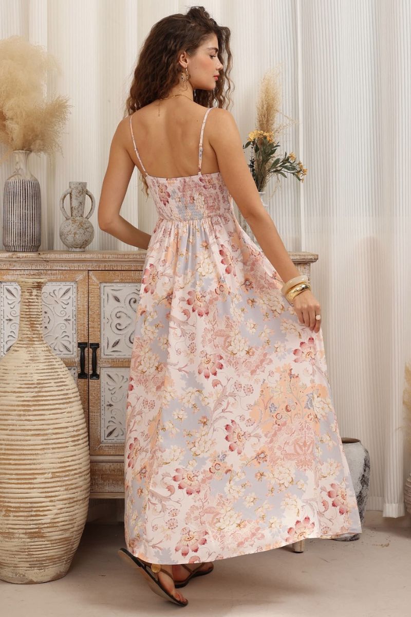 Rosewater Slip Maxi Dress