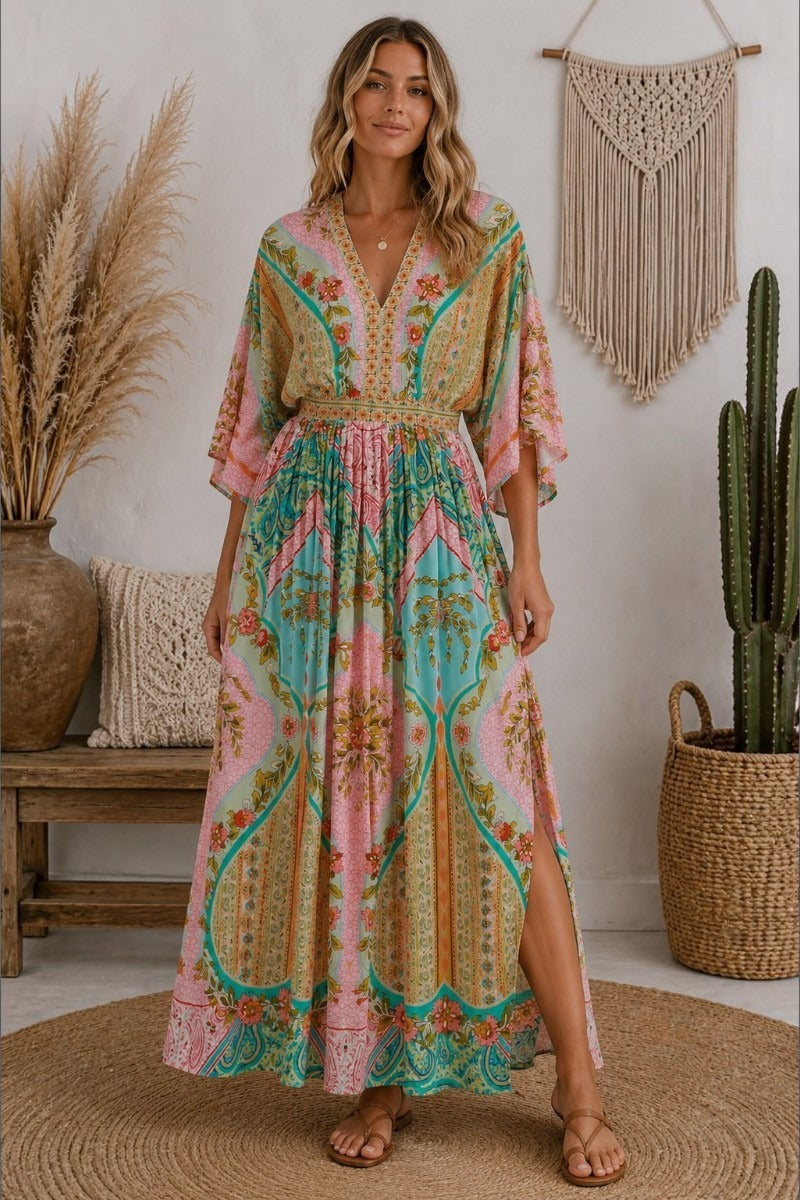 Sunlit Oasis Maxi Dress