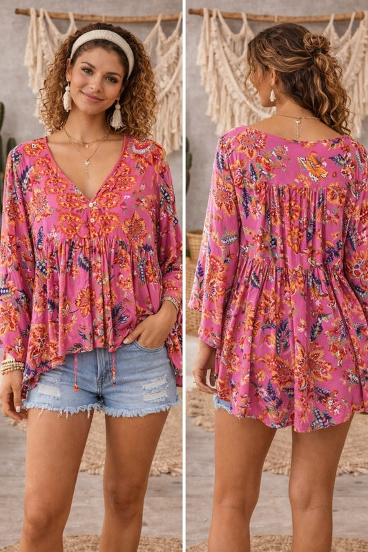 Gypsy Garden Boho Blouse