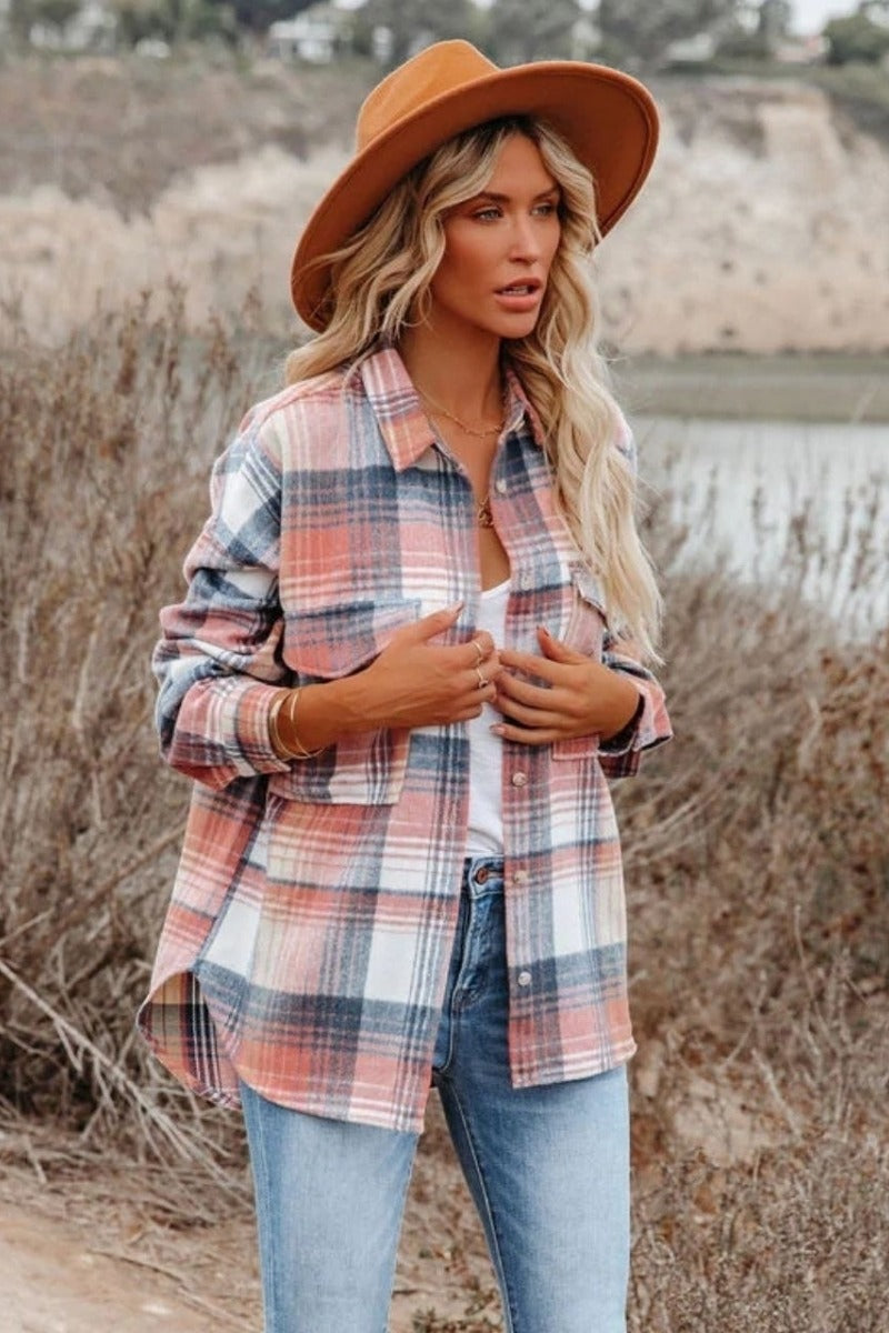 Seren Coast Shacket Blush