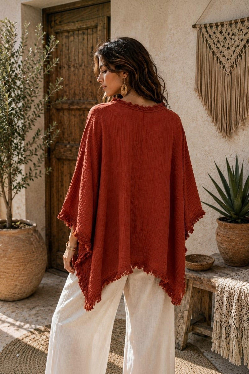Nomad Cotton Jacket Rust