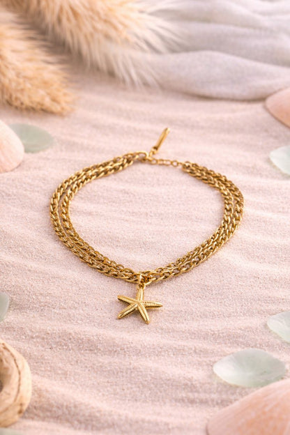 Golden Shore Star Bracelet
