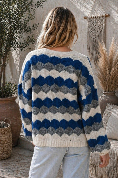 Coastal Drift Knit Cardigan