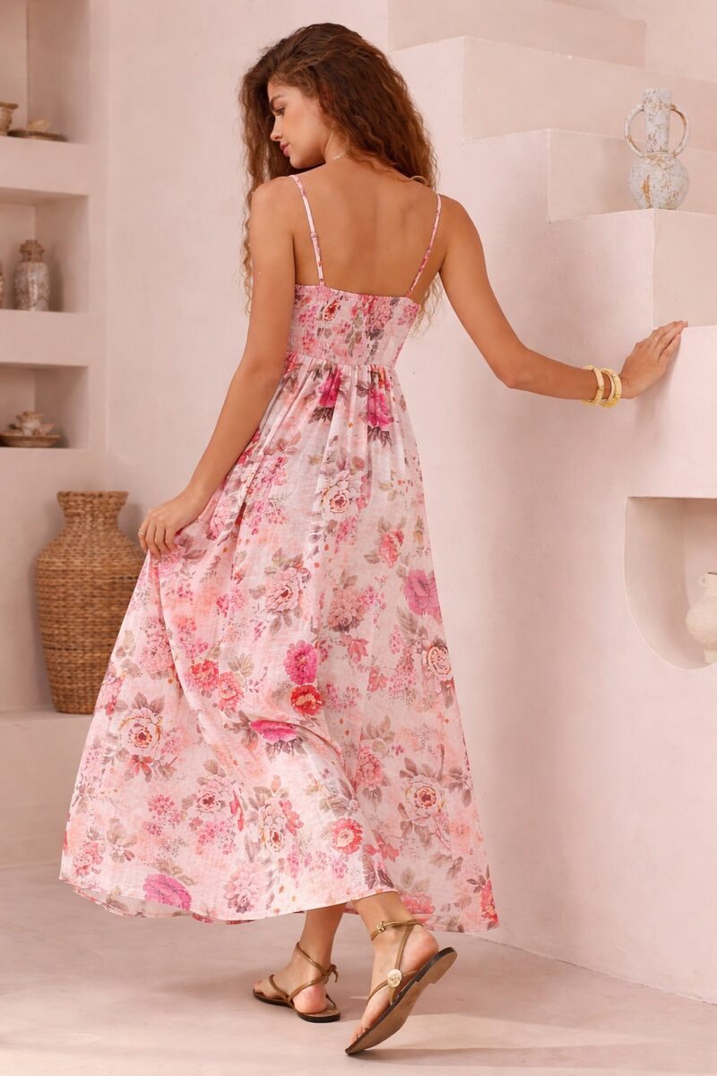 Blush Blossom Maxi Dress
