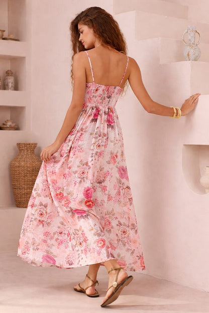 Blush Blossom Maxi Dress