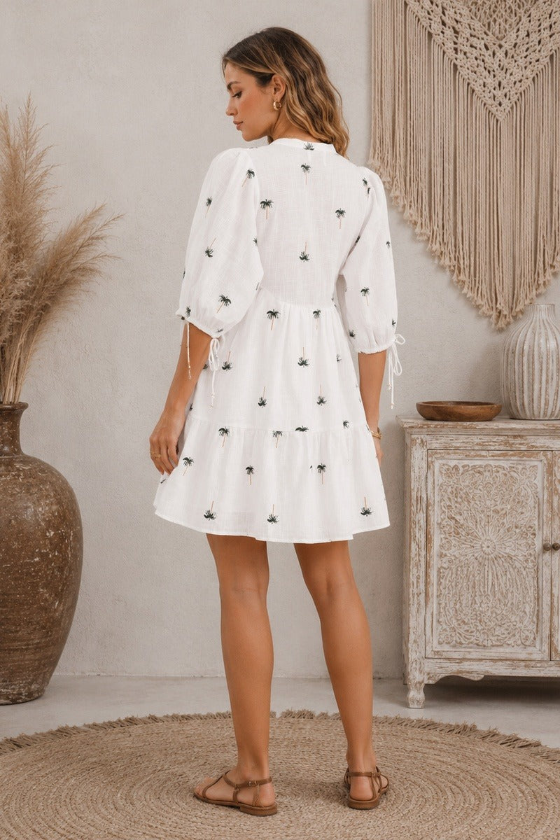 Palm Cove Linen Dress