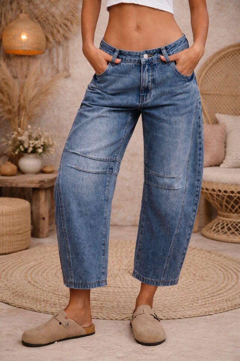 Byron Barrel Denim Jeans