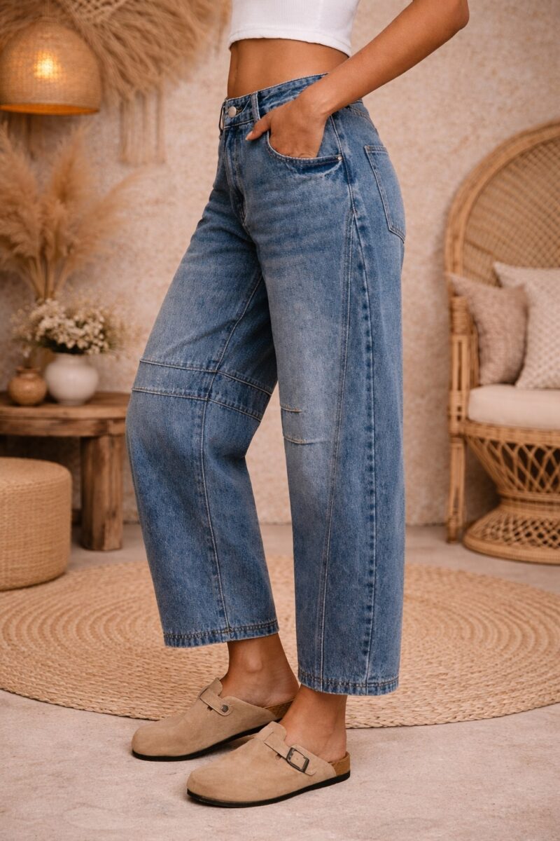Byron Barrel Denim Jeans