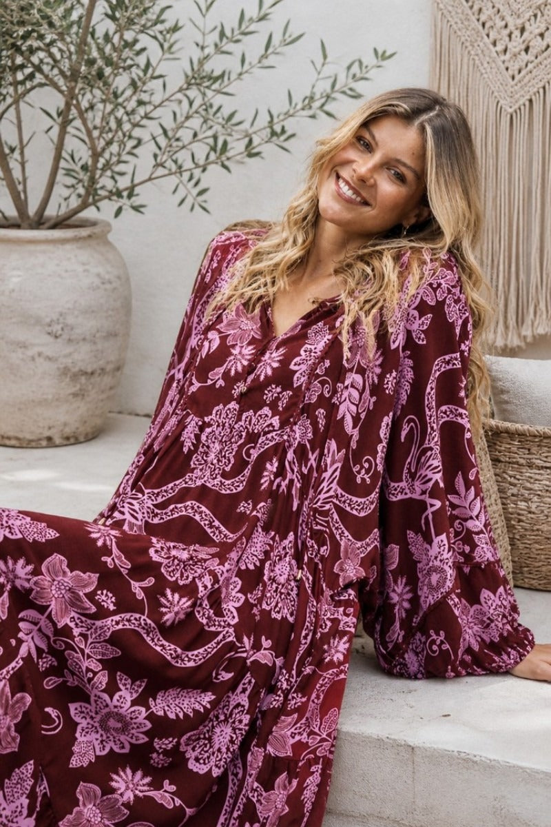 Desert Rose Boheme Maxi Dress
