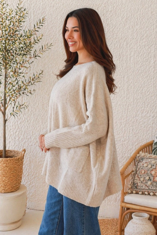 Coastal Cloud Knit Beige