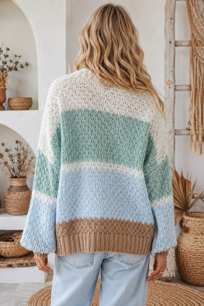 Sage Horizon Knit Cardigan