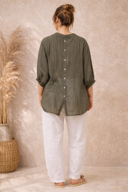 Wanderer Oversized Shirt Walnut