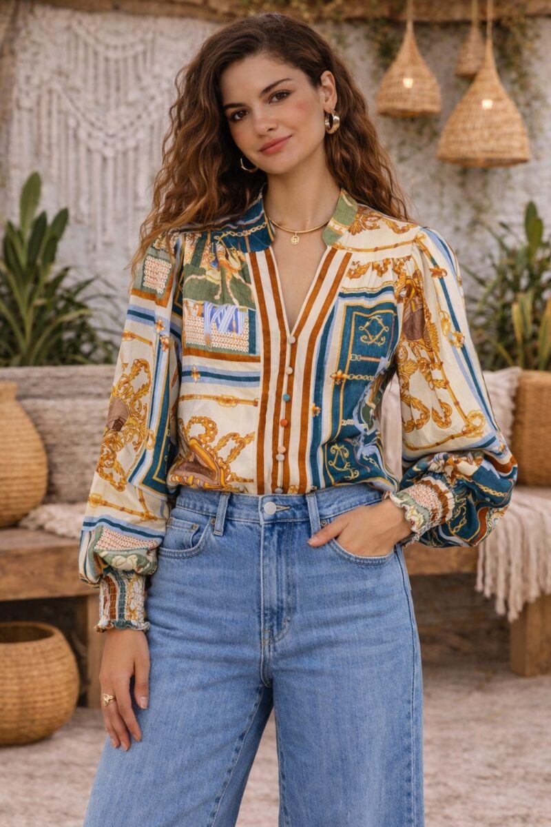 The Regal Luxe Blouse