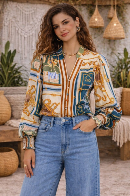 The Regal Luxe Blouse
