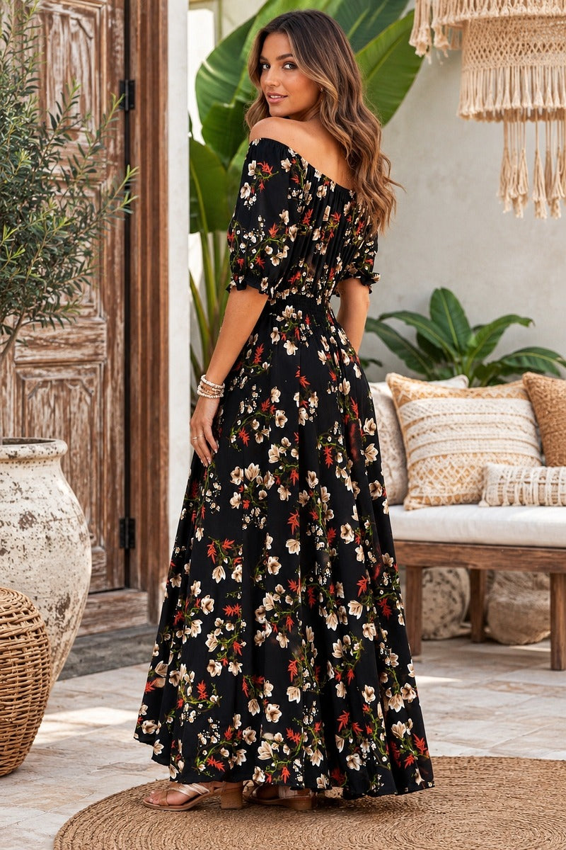 Navy Romance Maxi Dress