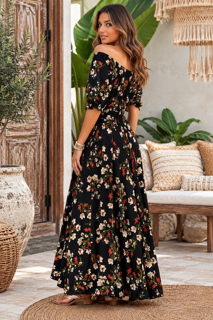 Navy Romance Maxi Dress
