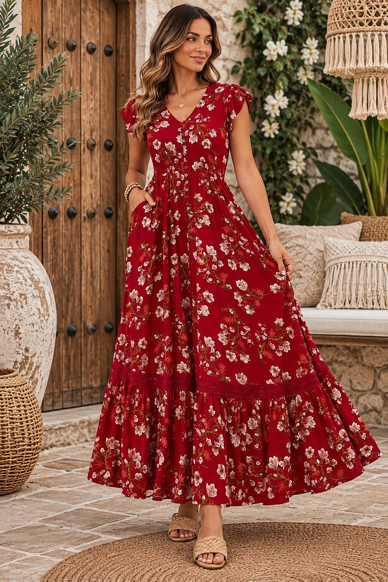 Ruby Magnolia Maxi Dress