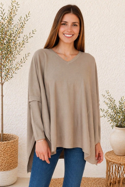 Solea Oversized Knit Pebble