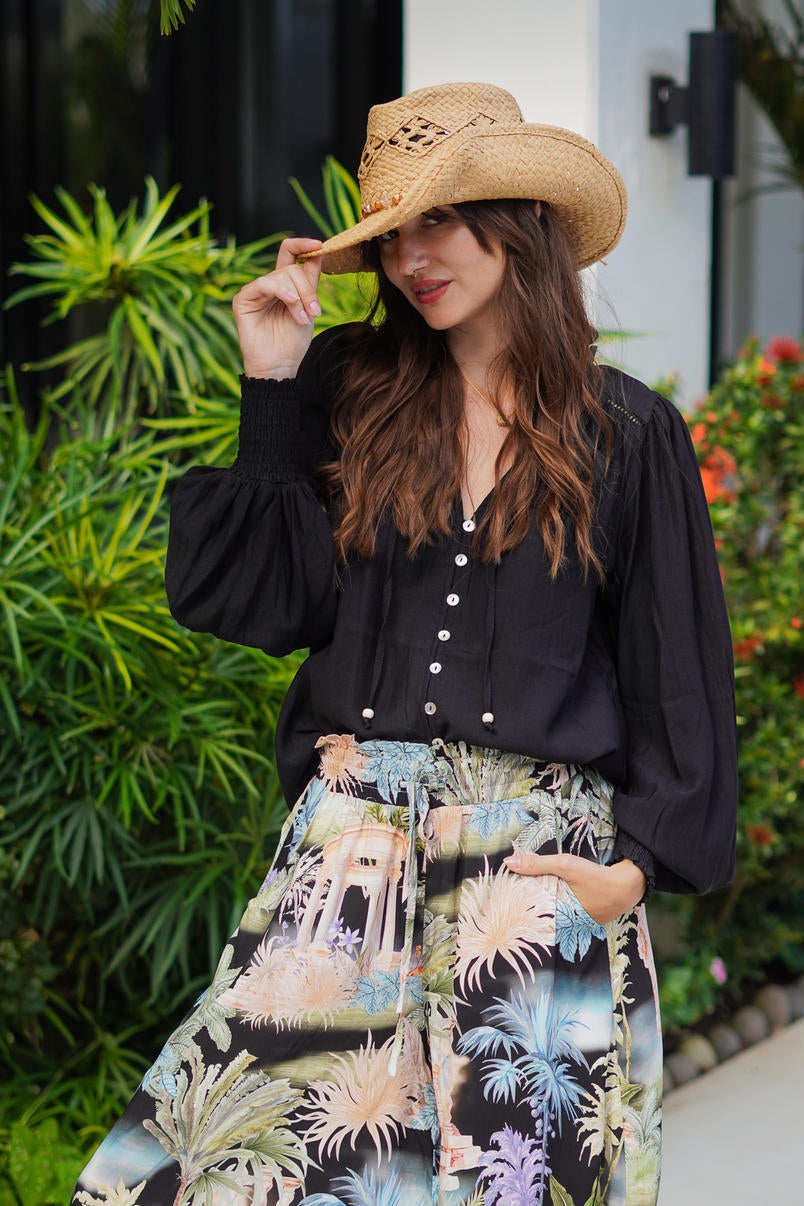 Celeste Blouse Black
