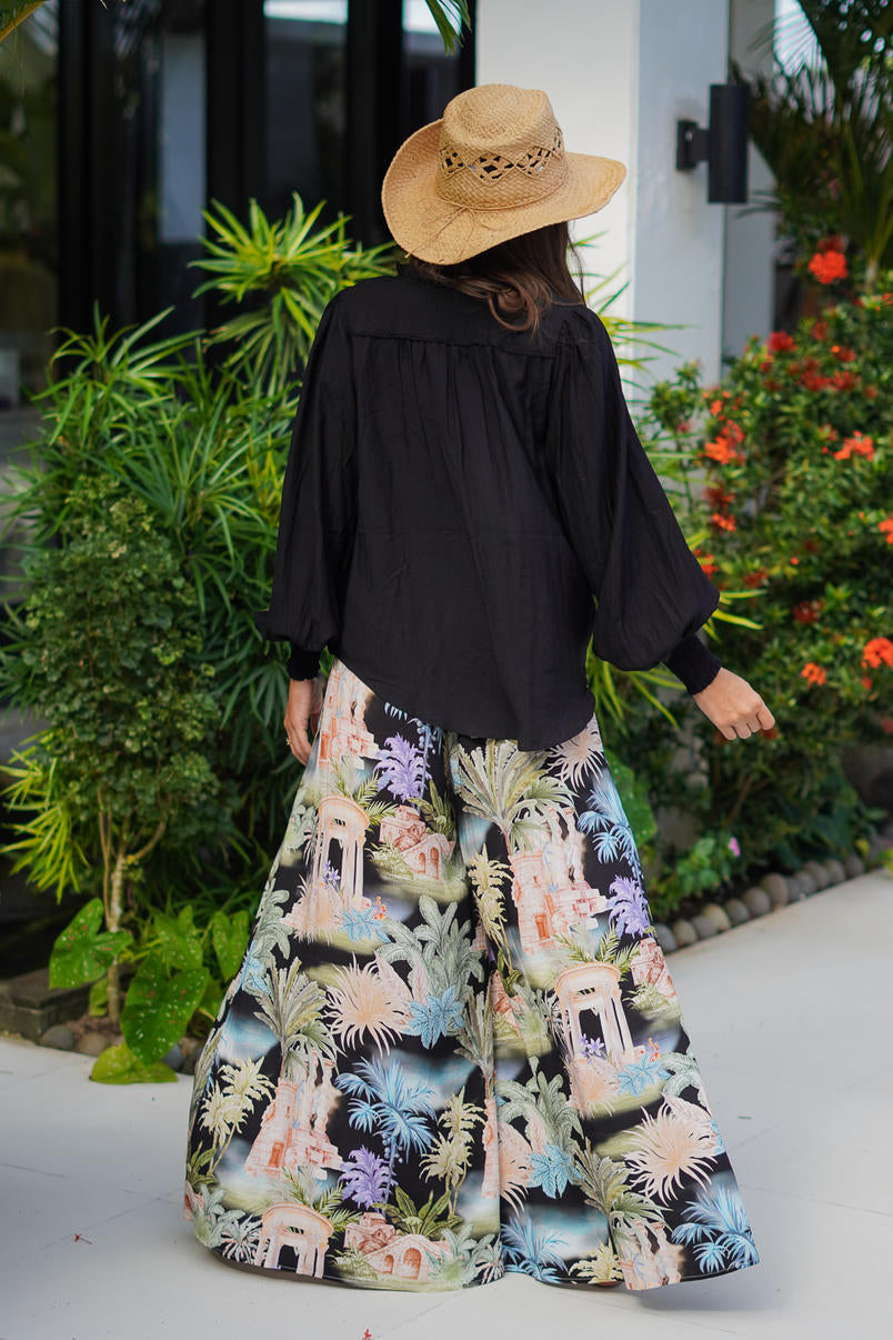 Midnight Oasis Palazzo Pants