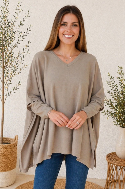 Solea Oversized Knit Pebble