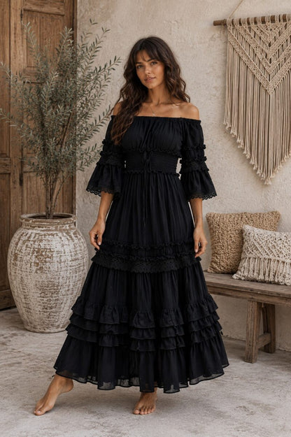 Boho Dreamer Dress Black