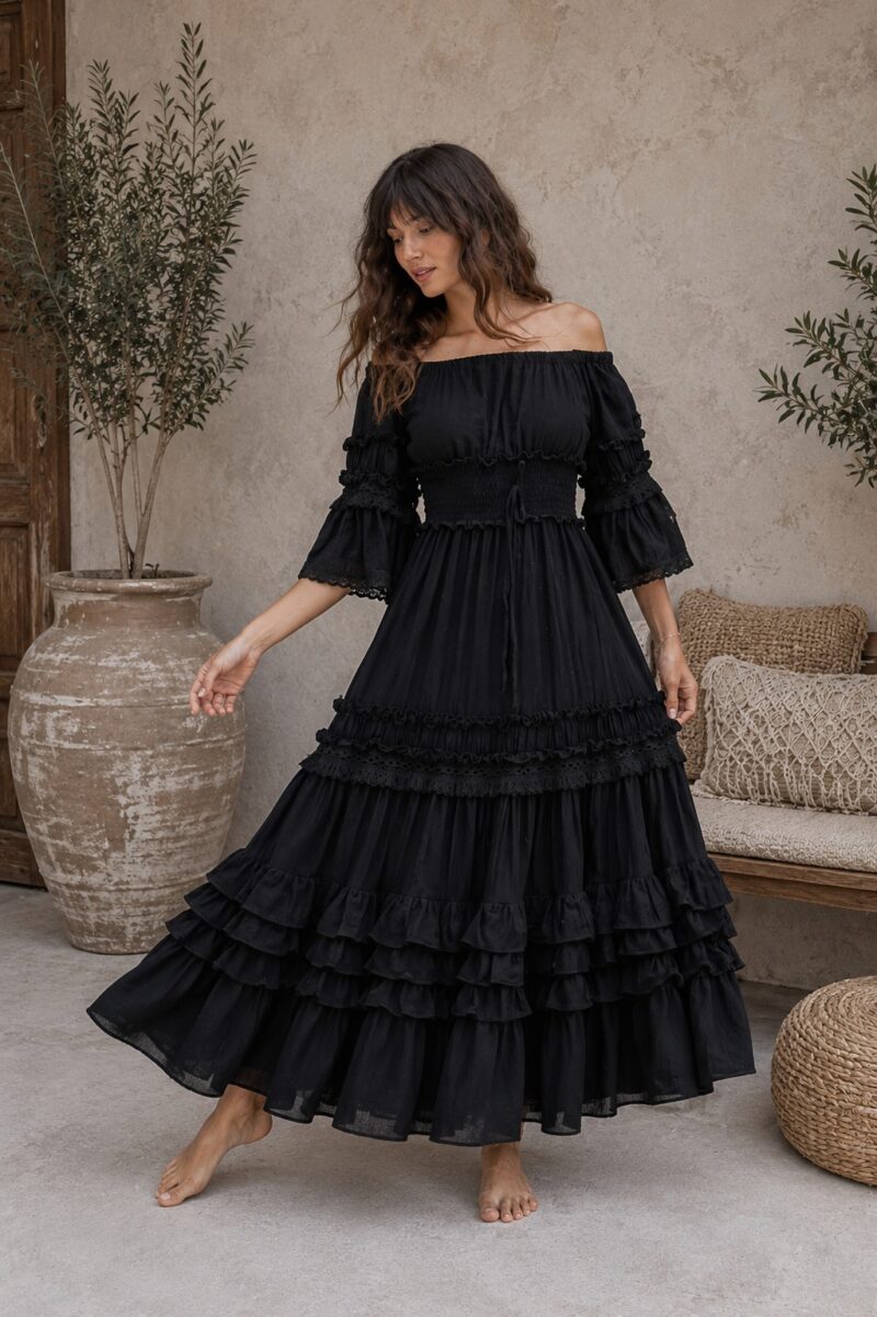 Boho Dreamer Dress Black