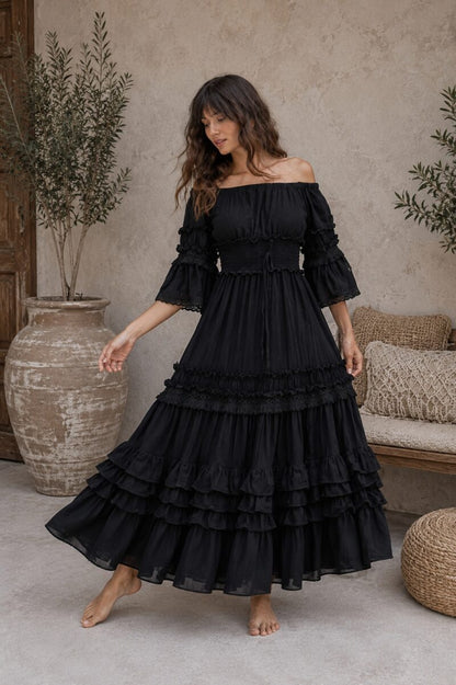Boho Dreamer Dress Black
