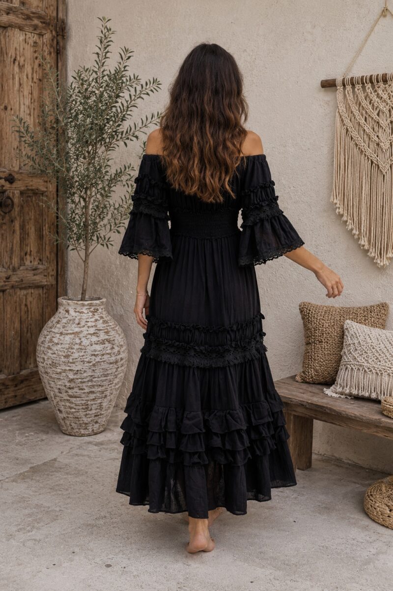 Boho Dreamer Dress Black