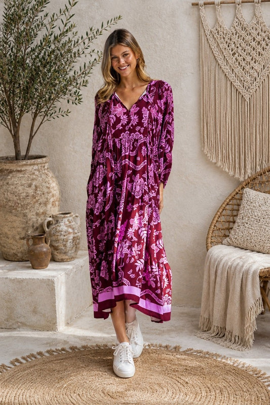 Desert Rose Boheme Maxi Dress