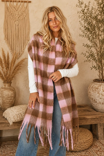 Cuddle Up Scarf – Chocolate Blossom