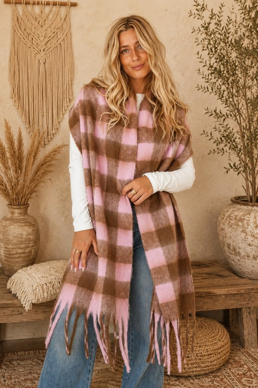 Cuddle Up Scarf – Chocolate Blossom