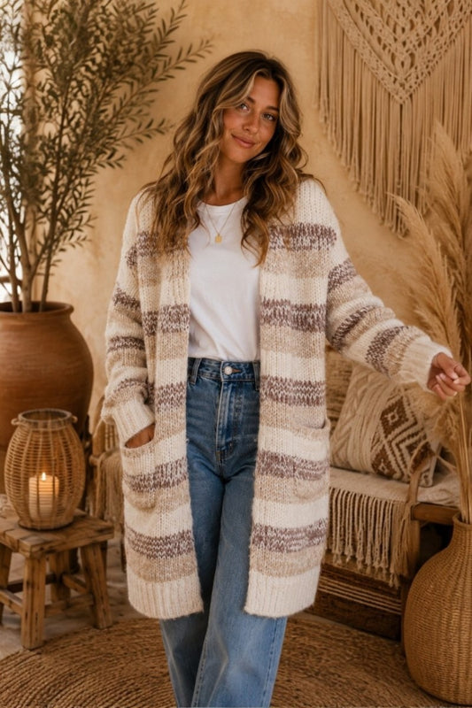 Sundrift Stripe Knit Cardigan
