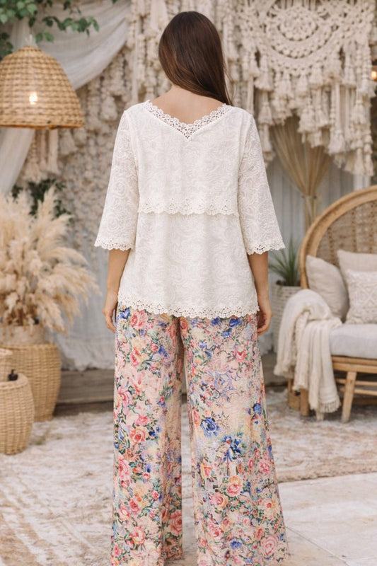 Blossom Belle Palazzo Pants