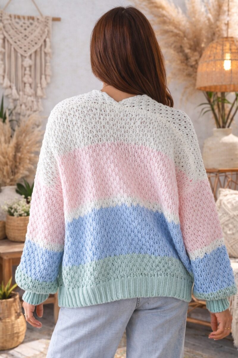 Pastel Sky Knit Cardigan