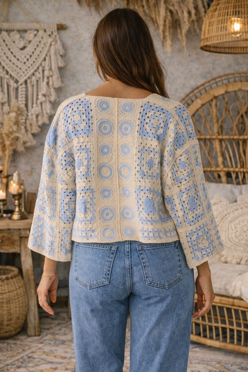 Sky Haven Crochet Jacket