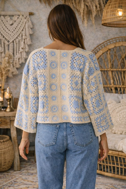 Sky Haven Crochet Jacket