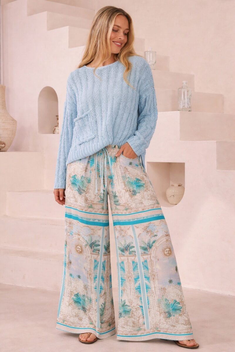 Turquoise Coast Wide Leg Pants