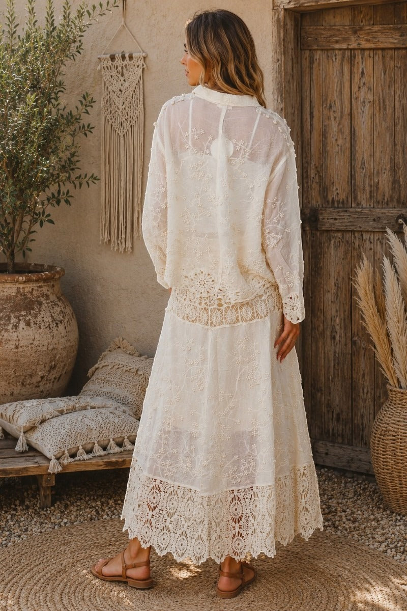 Wildflower Lace Set – Ivory